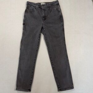 Madewell Charcoal Gray Denim Jeans